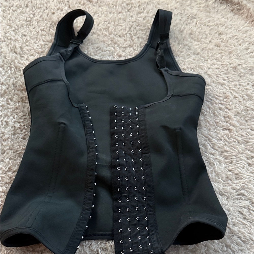 Black Sculpting Waist Shaper Tank